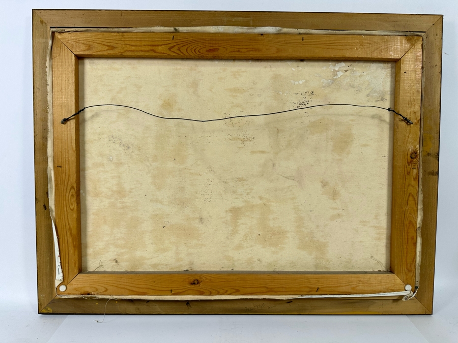 Amilcar Salomon Zorrilla Cusco (B. 1925, Peruvian) Signed Original Oil Painting On Canvas Dated 1982 28.5 X 20.5 Framed 32.5 X 24.5 [Photo 16]