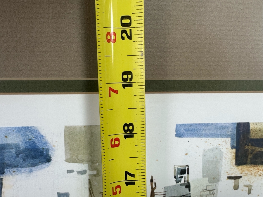 Robert Gray (1929-2011, California) Signed With Illustration Limited Edition Print Titled 'El Pueblo Grande' Dated 1984 Numbered 11 Of 250 24 X 19 Framed 32 X 27 [Photo 11]