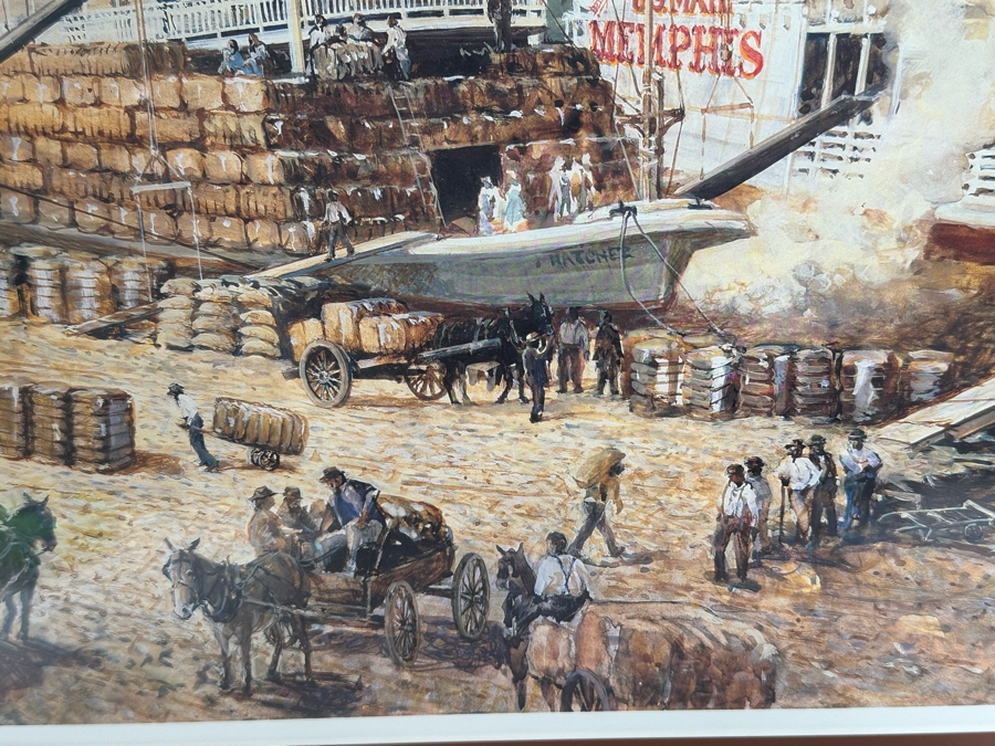 Jack Clouse DeLoney (B. 1940, Alabama) Signed Limited Edition Print Titled 'Memphis Belle' Numbered 506 Of 1250 Dated 1999 26 X 19 Framed 40 X 28 [Photo 11]