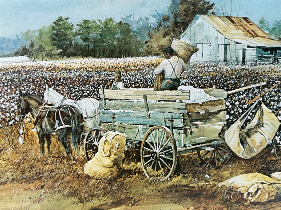 Jack Clouse DeLoney (B. 1940, Alabama) Signed Limited Edition Print Numbered Dated 1982 28.5 X 19 Framed 37 X 27 [Photo 7]