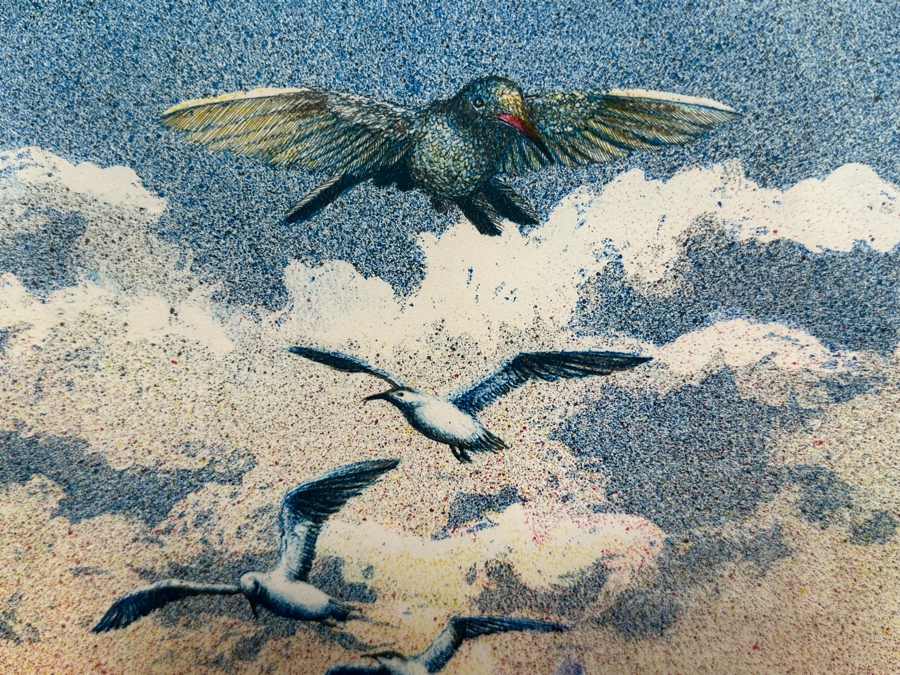 William Marlow Signed Limited Edition Print Titled 'Uncertain Peace' Numbered 346 Of 500 14 X 24 Framed 22 X 33 [Photo 3]