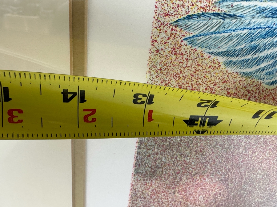 William Marlow Signed Limited Edition Print Titled 'Uncertain Peace' Numbered 346 Of 500 14 X 24 Framed 22 X 33 [Photo 11]