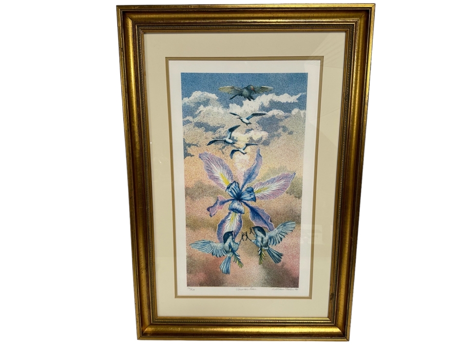 William Marlow Signed Limited Edition Print Titled 'Uncertain Peace' Numbered 346 Of 500 14 X 24 Framed 22 X 33 [Photo 2]