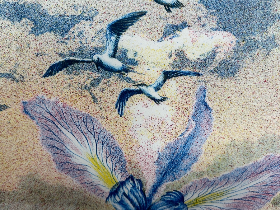 William Marlow Signed Limited Edition Print Titled 'Uncertain Peace' Numbered 346 Of 500 14 X 24 Framed 22 X 33 [Photo 4]