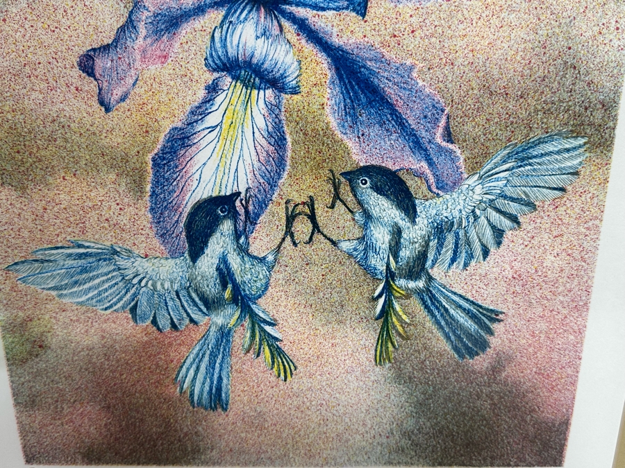 William Marlow Signed Limited Edition Print Titled 'Uncertain Peace' Numbered 346 Of 500 14 X 24 Framed 22 X 33 [Photo 6]