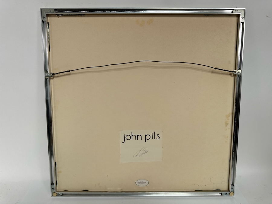 John Pils Signed On Verso Framed Print St Louis MO In The Round Framed 23 X 22.5 [Photo 8]
