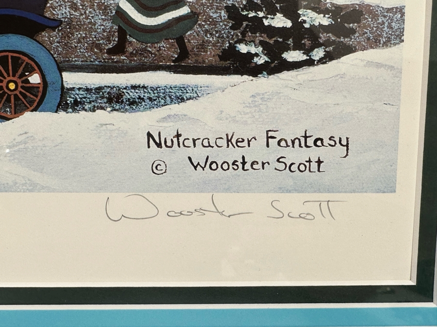 Jane Wooster Scott (B. 1920, California) Signed Limited Edition Artist Proof Titled 'Nutcracker Fantasy' Numbered 145 Of 150 21 X 19 Framed 30 X 27.5 [Photo 8]
