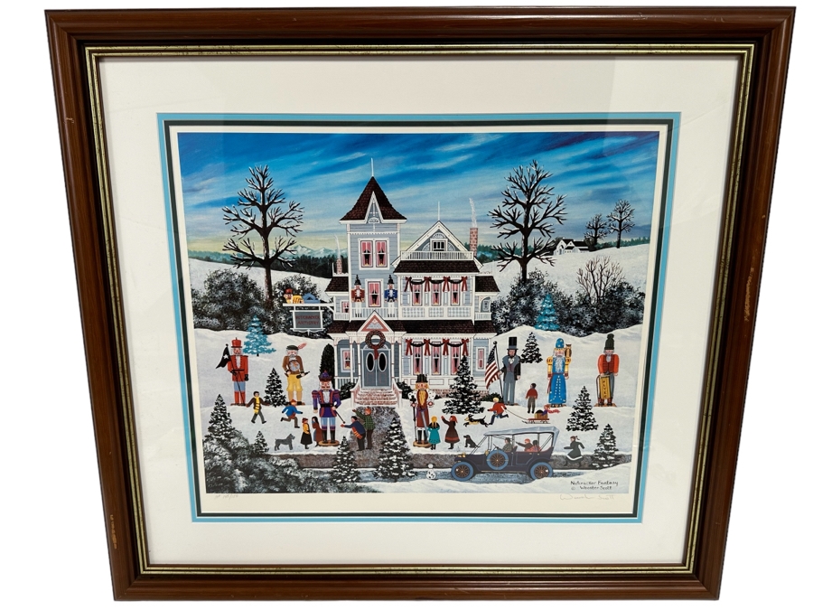 Jane Wooster Scott (B. 1920, California) Signed Limited Edition Artist Proof Titled 'Nutcracker Fantasy' Numbered 145 Of 150 21 X 19 Framed 30 X 27.5 [Photo 2]