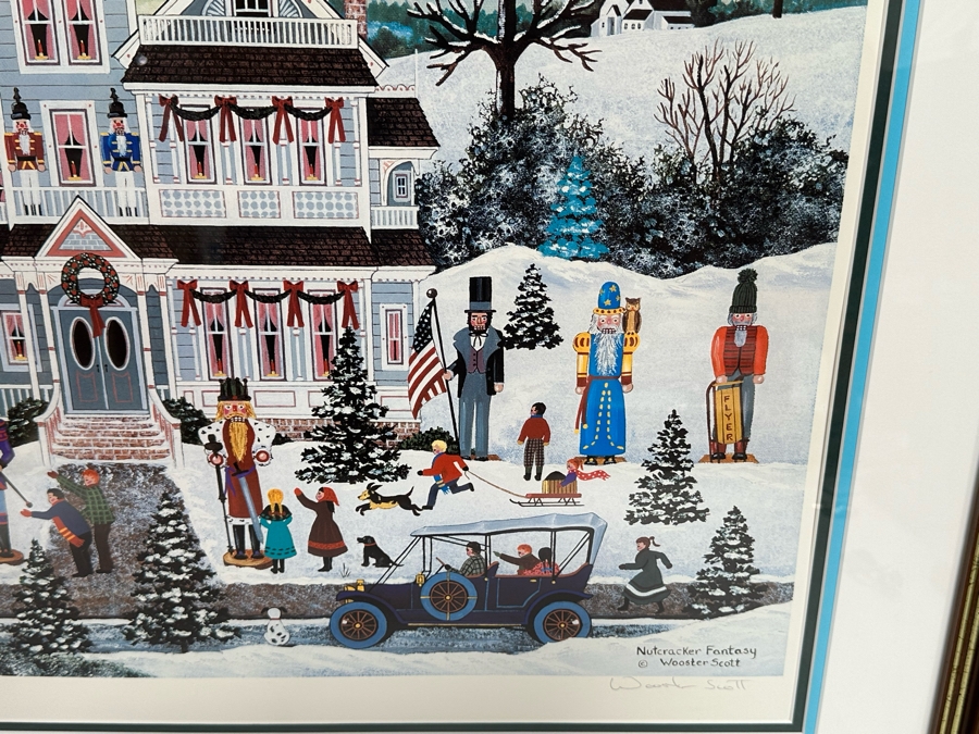 Jane Wooster Scott (B. 1920, California) Signed Limited Edition Artist Proof Titled 'Nutcracker Fantasy' Numbered 145 Of 150 21 X 19 Framed 30 X 27.5 [Photo 7]