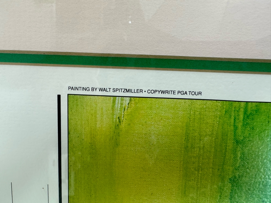 Hand Signed Poster From The Shearson Lehman Brothers Open At Torrey