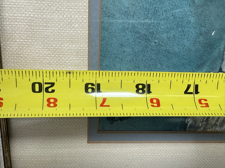 Original Peruvian Watercolor Painting Signed ORE 1983 19W X 12.5H Framed 25 X 18 [Photo 10]