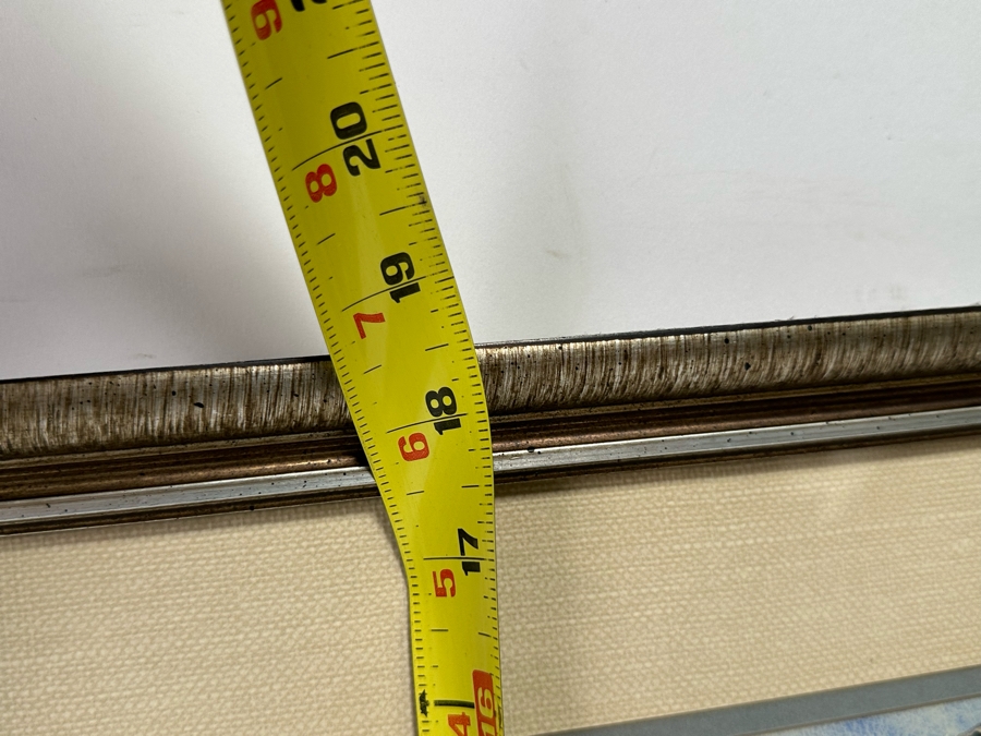 Original Peruvian Watercolor Painting Signed ORE 1983 19W X 12.5H Framed 25 X 18 [Photo 13]