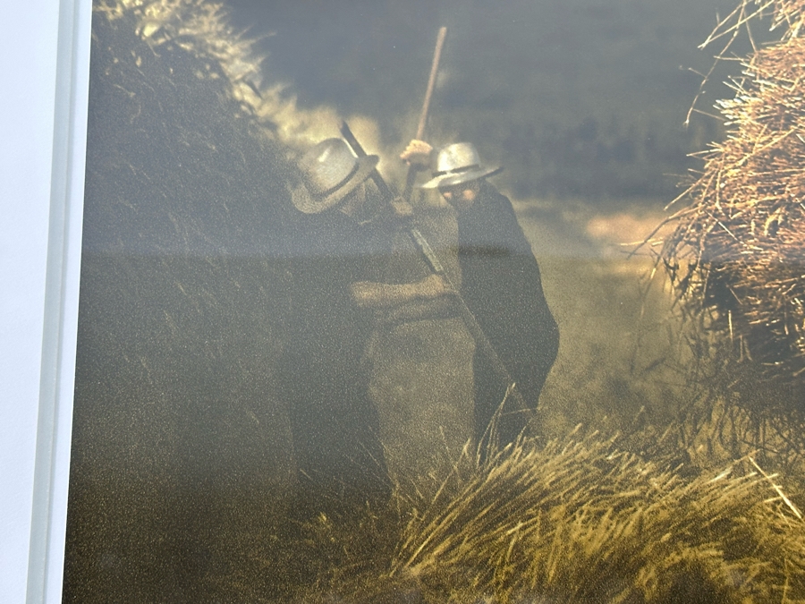 David Lorenz Winston Signed Color Giclee Print On Archival Fine Art Paper From The New York Times Photo Archives Titled 'Harvesting' 18 X 13 Framed 25 X 21.5 [Photo 5]