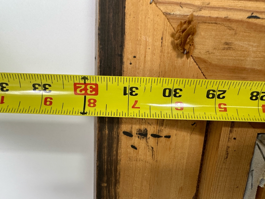 Original Signed Landscape Painting On Canvas Dated 1981 24 X 18 Framed 31.5 X 26 [Photo 11]