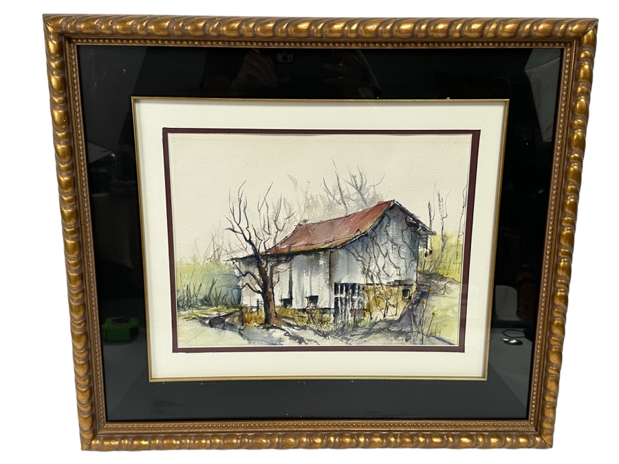 Jo Rezny McCredie Original Watercolor Painting 16 X 13 Framed 28 X 24.5 [Photo 2]