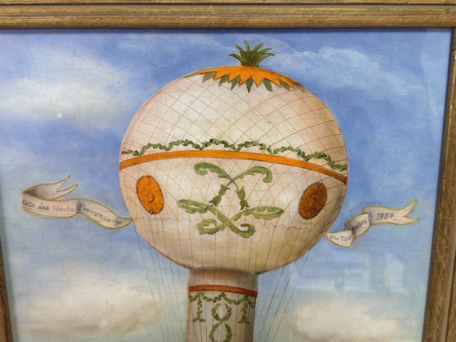 Framed Print Titled 'The Descent Over Field III' By The Raschella Collection Pico Rivera, CA Framed 25 X 29.5 [Photo 3]