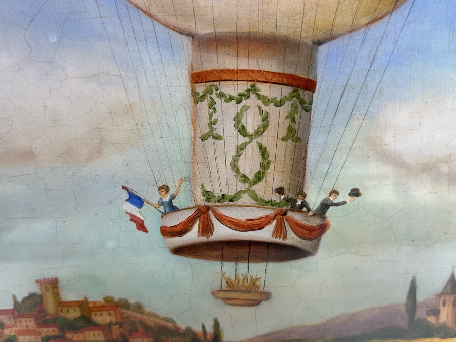 Framed Print Titled 'The Descent Over Field III' By The Raschella Collection Pico Rivera, CA Framed 25 X 29.5 [Photo 5]