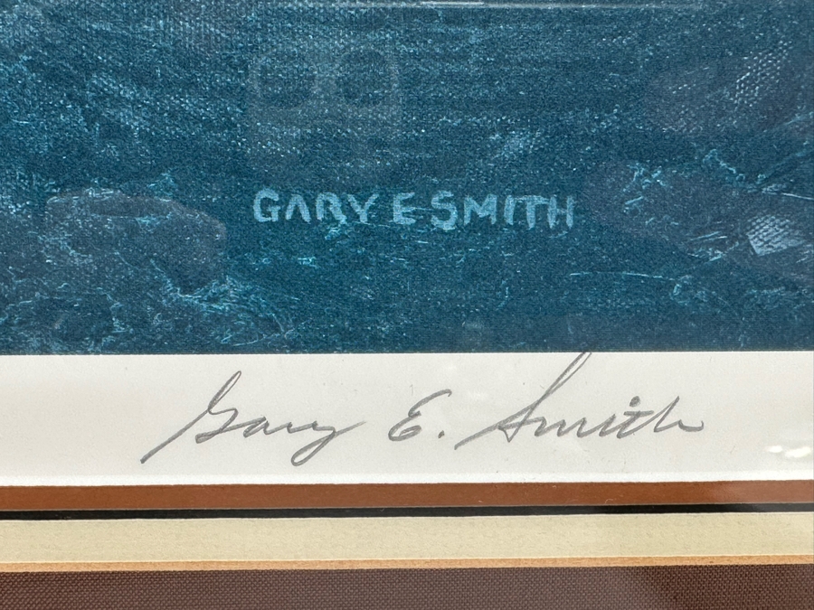 Gary Ernest Smith (B. 1942, Utah) Signed Limited Edition Print Numbered 221 Of 999 17 X 22 Framed [Photo 5]