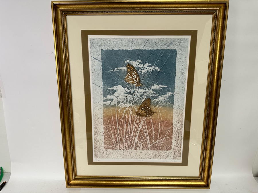 William Marlow Signed Limited Edition Print Titled 'View II' Numbered 169 Of 300 17.5 X 25 Framed 29 X 35.5 [Photo 2]