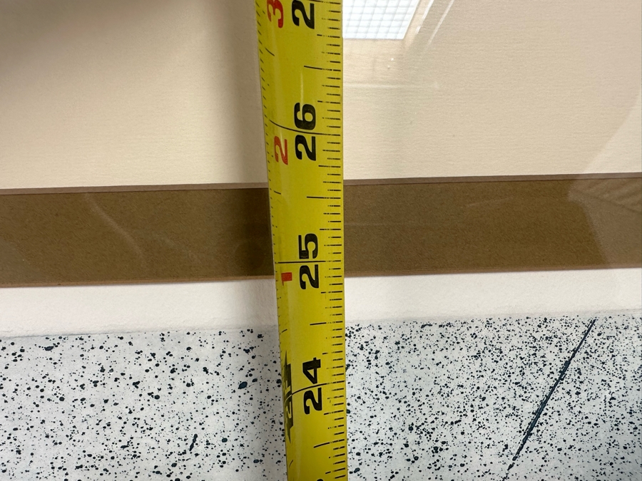 William Marlow Signed Limited Edition Print Titled 'View II' Numbered 169 Of 300 17.5 X 25 Framed 29 X 35.5 [Photo 9]