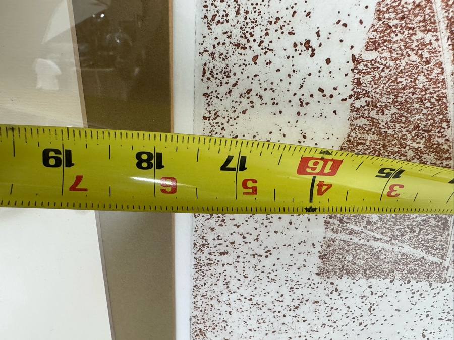 William Marlow Signed Limited Edition Print Titled 'View II' Numbered 169 Of 300 17.5 X 25 Framed 29 X 35.5 [Photo 8]