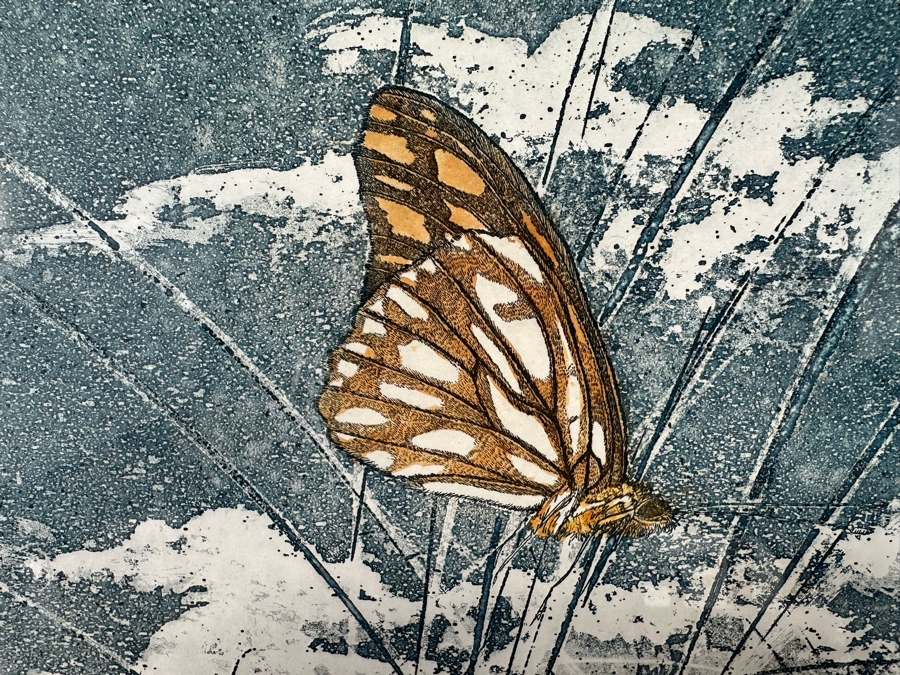 William Marlow Signed Limited Edition Print Titled 'View II' Numbered 169 Of 300 17.5 X 25 Framed 29 X 35.5 [Photo 4]