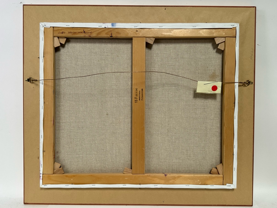 Christian Jecquel (B. 1935, French) Original Oil Painting On Canvas 25.5 X 21.5 Framed 30.5 X 26.5 [Photo 19]