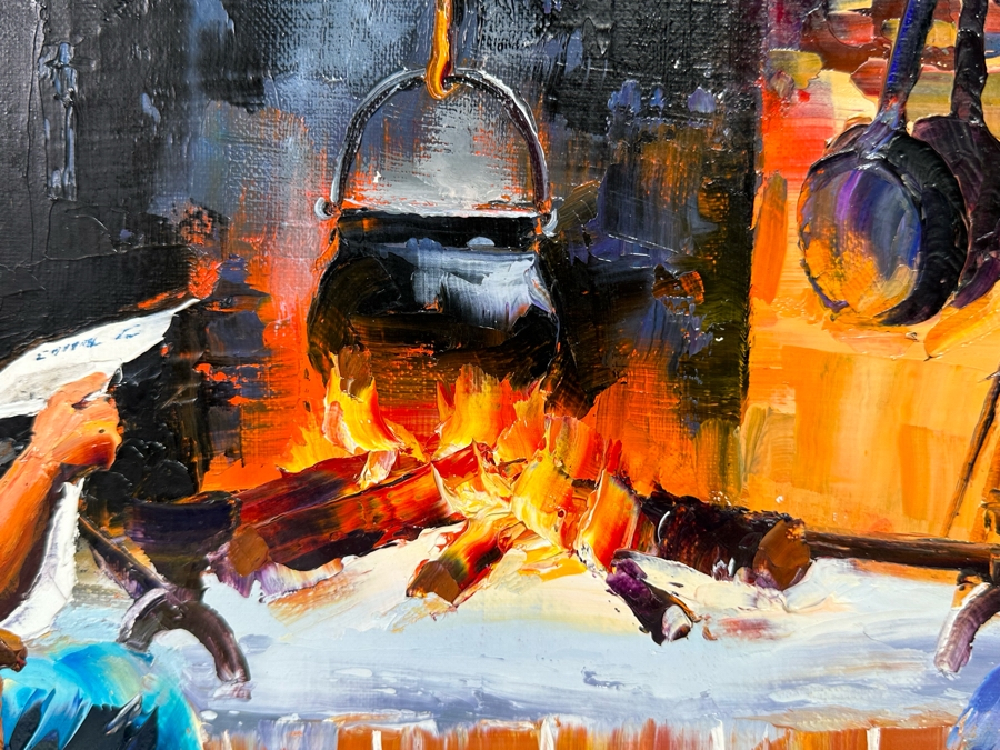 Christian Jecquel (B. 1935, French) Original Oil Painting On Canvas 25.5 X 21.5 Framed 30.5 X 26.5 [Photo 6]