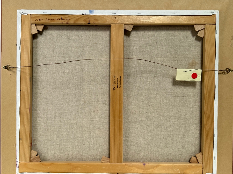 Christian Jecquel (B. 1935, French) Original Oil Painting On Canvas 25.5 X 21.5 Framed 30.5 X 26.5 [Photo 20]