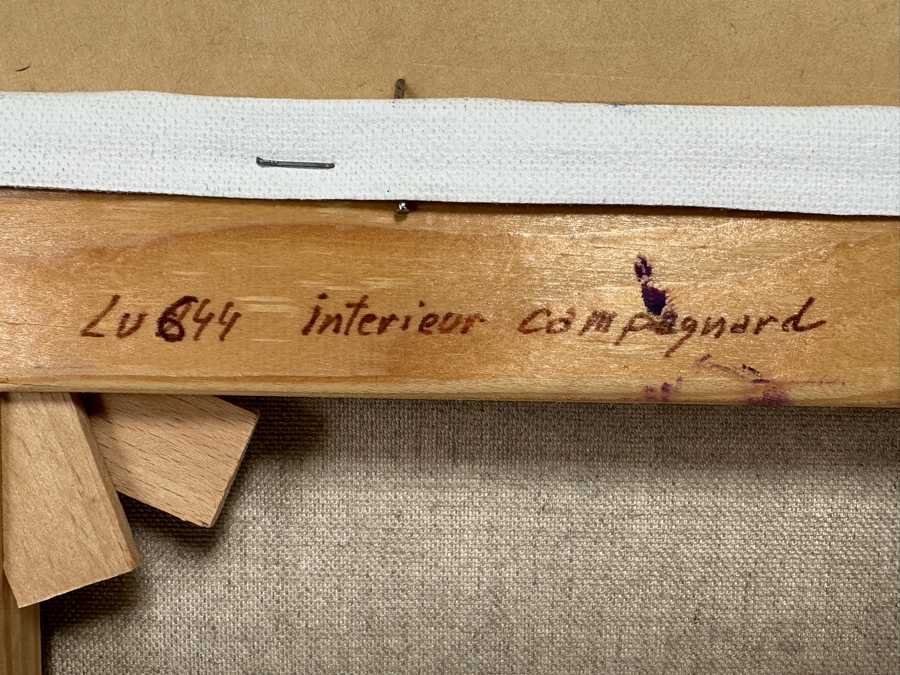 Christian Jecquel (B. 1935, French) Original Oil Painting On Canvas 25.5 X 21.5 Framed 30.5 X 26.5 [Photo 18]