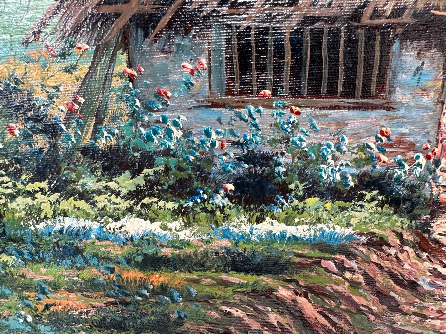 Emilio Moncayo (B. 1895, Ecuador) Signed Original Oil Painting 26 X 19 Framed 36 X 29 [Photo 12]