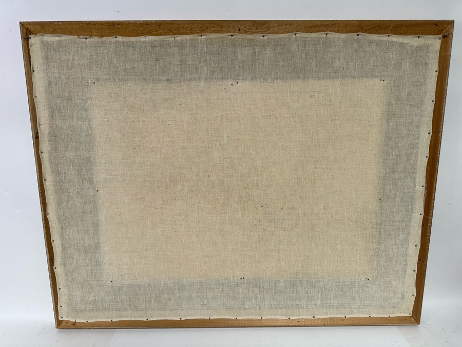 Emilio Moncayo (B. 1895, Ecuador) Signed Original Oil Painting 26 X 19 Framed 36 X 29 [Photo 17]