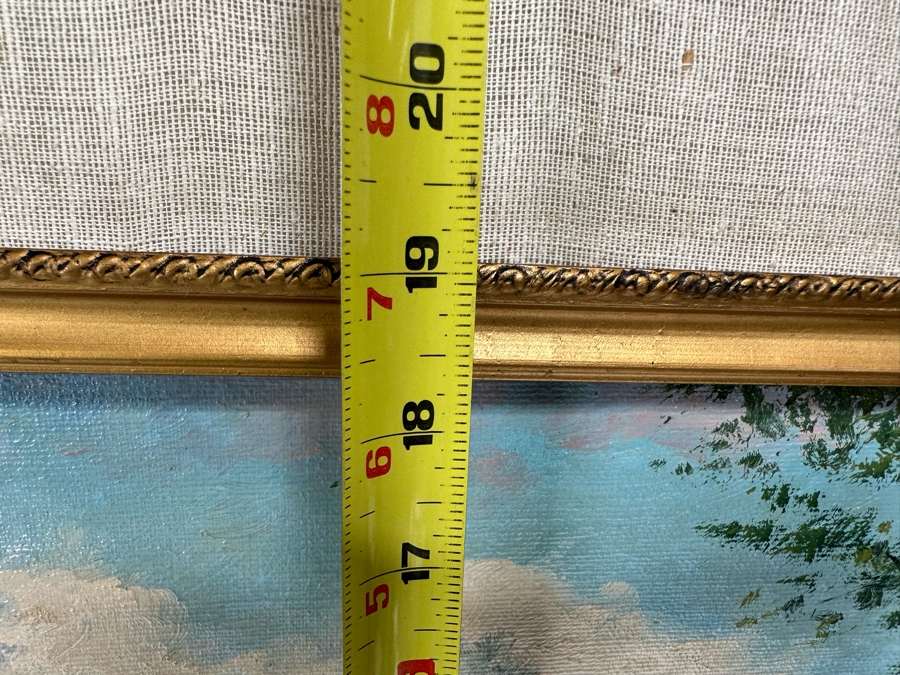 Emilio Moncayo (B. 1895, Ecuador) Signed Original Oil Painting 26 X 19 Framed 36 X 29 [Photo 14]