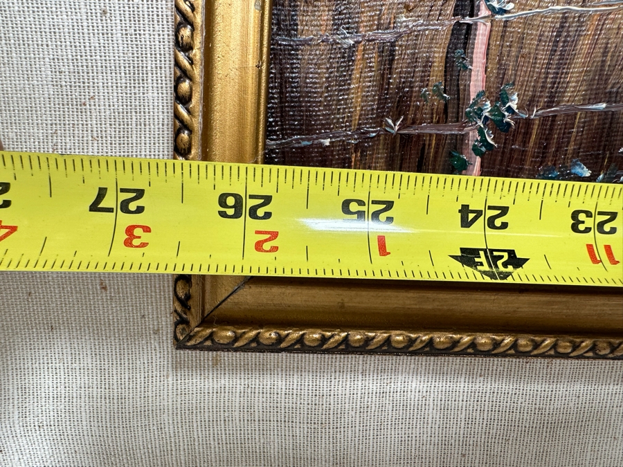 Emilio Moncayo (B. 1895, Ecuador) Signed Original Oil Painting 26 X 19 Framed 36 X 29 [Photo 14]