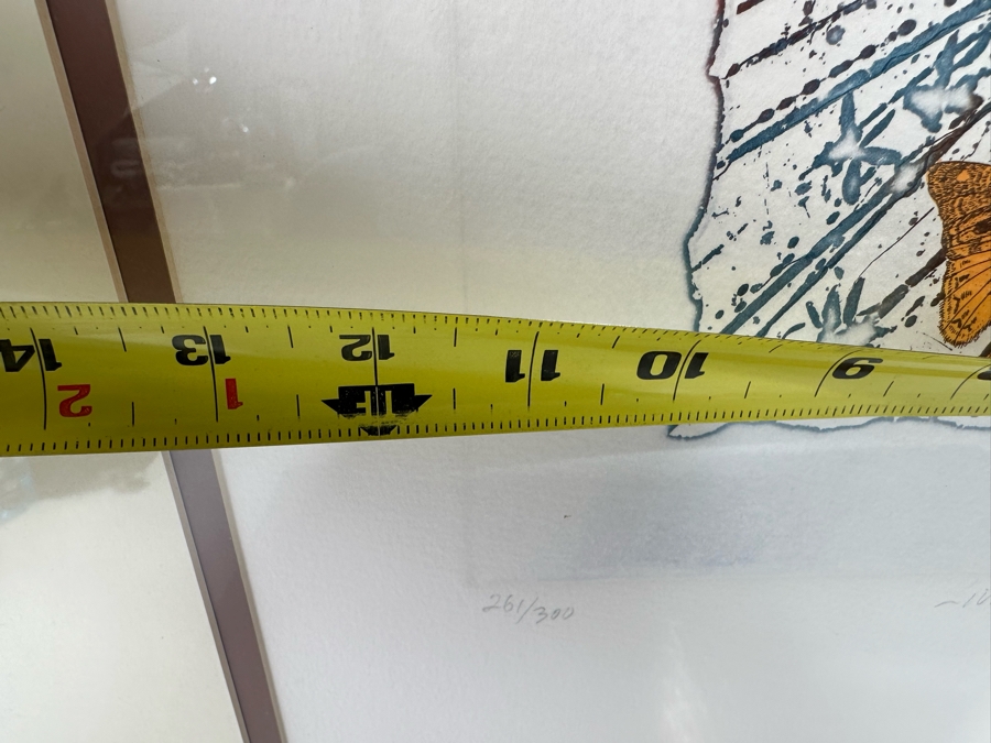 William Marlow Signed Limited Edition Print Titled 'Living Garden' Numbered 261 Of 300 13 X 18 Framed 27 X 34.5 [Photo 13]