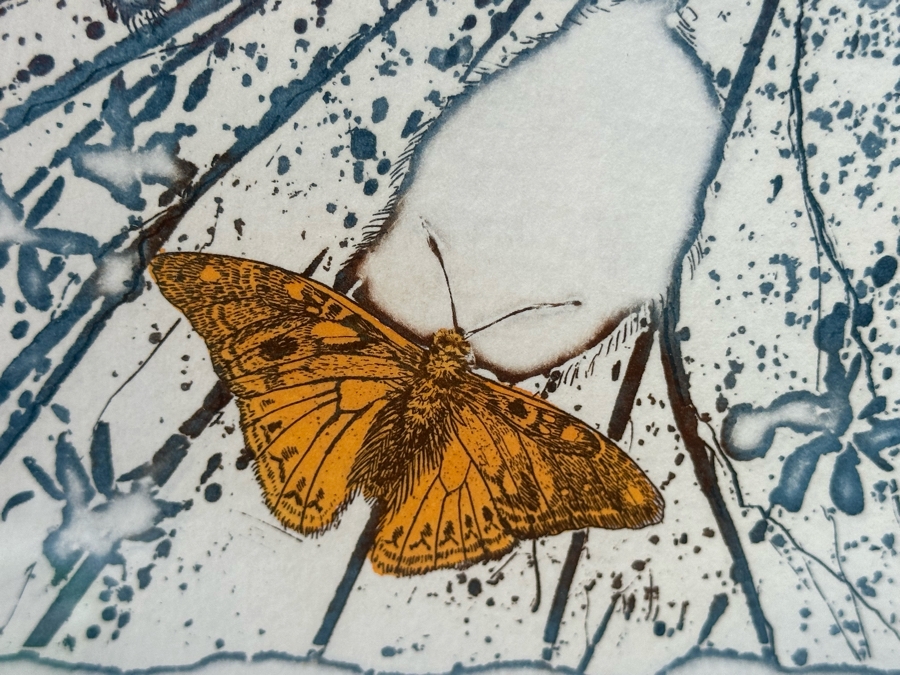 William Marlow Signed Limited Edition Print Titled 'Living Garden' Numbered 261 Of 300 13 X 18 Framed 27 X 34.5 [Photo 8]