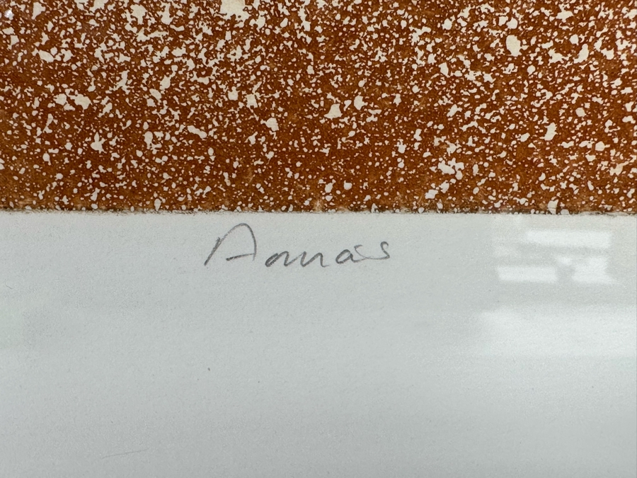 William Marlow Signed Arist Proof Print With Hummingbird 17.5 X 12 Framed 33.5 X 27.5 [Photo 9]