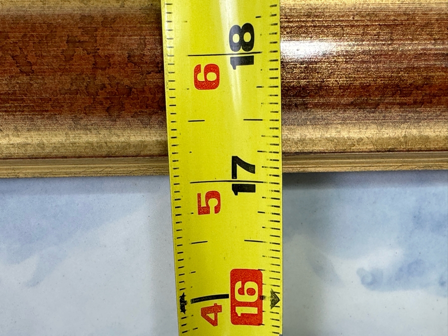 Large Hand Painted Delft Porcelain Plaque Painted By M. C. Krieger After Dutch Painting By Johann Bernhard Klombeck 21 X 17 Framed 26 X 22.5 [Photo 12]