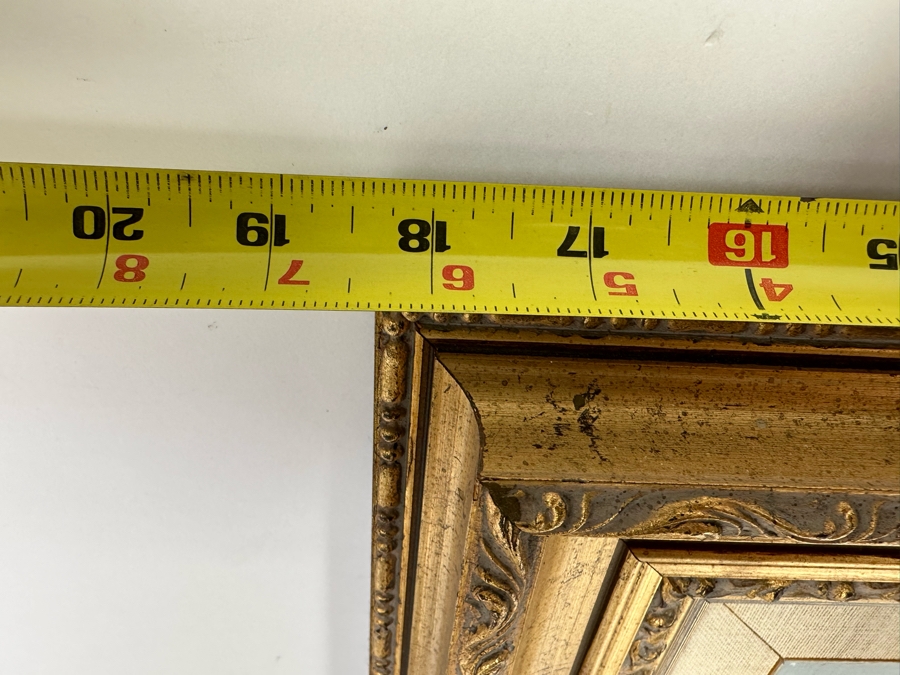 Original Painting On Canvas Signed G Hardy Montana 1901 10 X 11 Framed 18 X 20 [Photo 10]