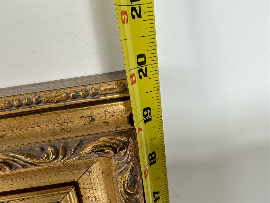 Original Painting On Canvas Signed G Hardy Montana 1901 10 X 11 Framed 18 X 20 [Photo 11]