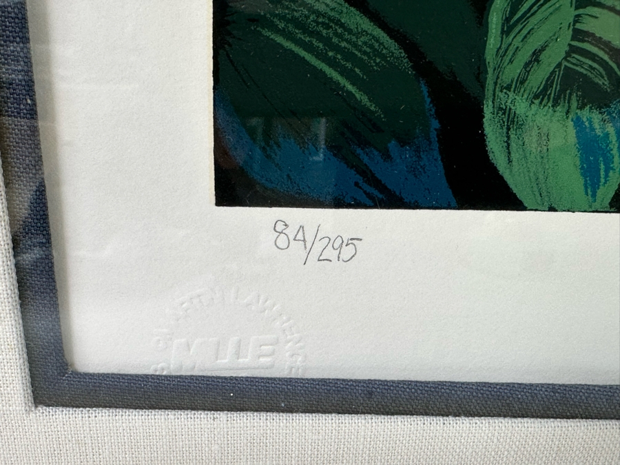 Susan Rios Signed Limited Edition Print Numbered 84 Of 295 32.5 X 26.5 Framed 44.5 X 38.5 [Photo 9]