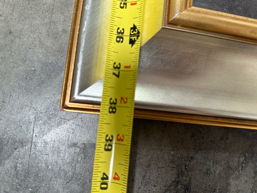 Leonardo Nierman (1932-2023, New York / Mexico) Signed Original Abstract Expressionist Landscape Oil On Masonite Painting Titled 'Firebird' Dated 1965 31 X 23.5 Framed 46 X 38 [Photo 19]