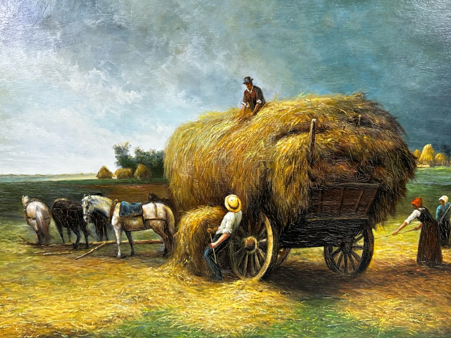 Original Ukranian / Russian Oil Painting On Canvas Signed S. Ivanenko 29.5 X 24 Framed 40.5 X 34.5 [Photo 3]