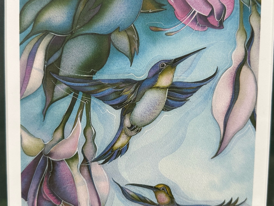 Jody Bergsma Signed Limited Edition Print Titled 'You Are The Wind Beneath My Wings' Numbered 122 OF 475 7 X 11 Framed 12 X 16 [Photo 3]