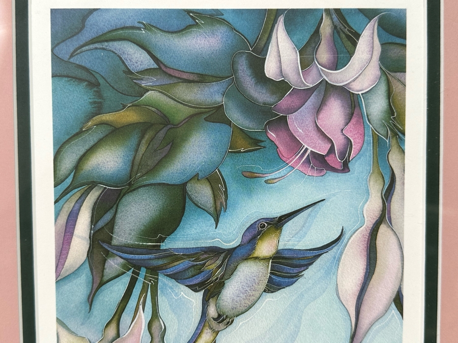 Jody Bergsma Signed Limited Edition Print Titled 'You Are The Wind Beneath My Wings' Numbered 122 OF 475 7 X 11 Framed 12 X 16 [Photo 4]