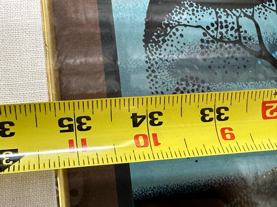 Eyvind Earle (1916-2000, New York / California) Signed Limited Edition Print Titled 'Mystic Mountain' Numbered 1 Of 402 35 X 27 Framed 48.5 X 37 (Background Illustrator For 1950s Disney Films) [Photo 10]