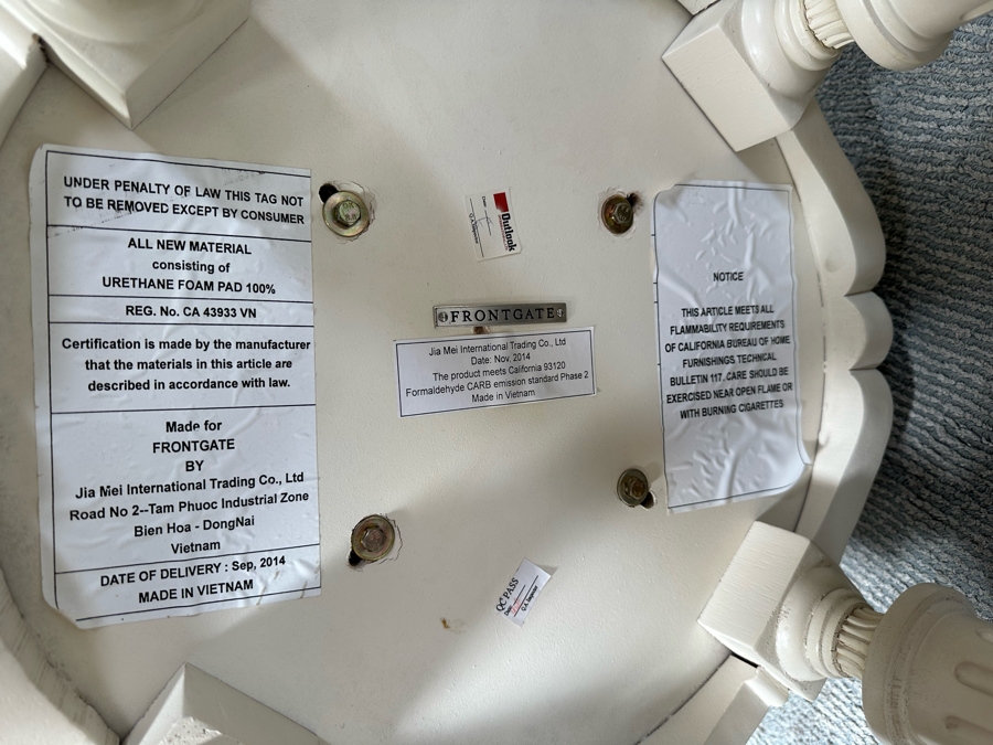 Pair Of Frontgate Swivel Bar Stools 25H Seat Height [Photo 8]