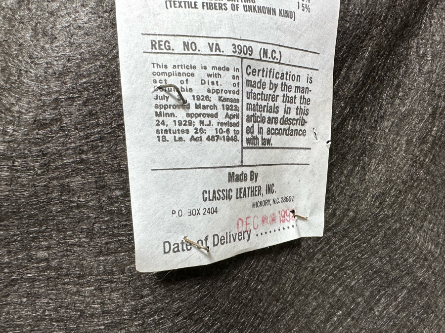 Classic Leather Armchair With Brass Nailhead Trim [Photo 9]