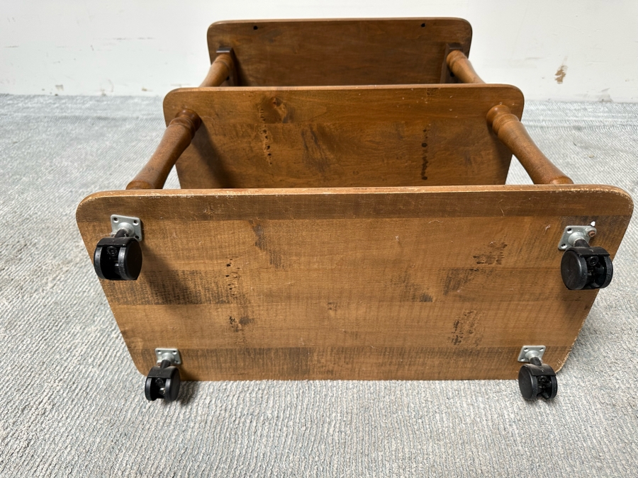 Vintage Wooden Library Stand 23W X 14.5D X 30H [Photo 7]