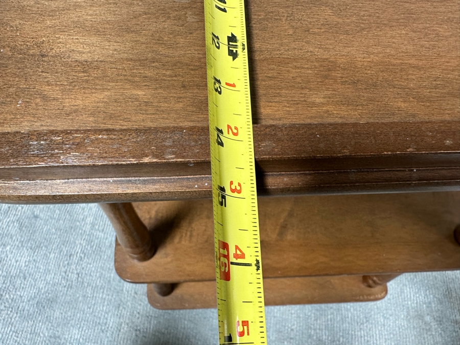 Vintage Wooden Library Stand 23W X 14.5D X 30H [Photo 9]